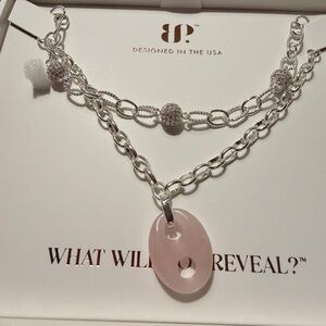 ❤️💗2/$70❤️💗 Bomb Party Luxe Layers 2026 - check mate baby “pig nose” necklace